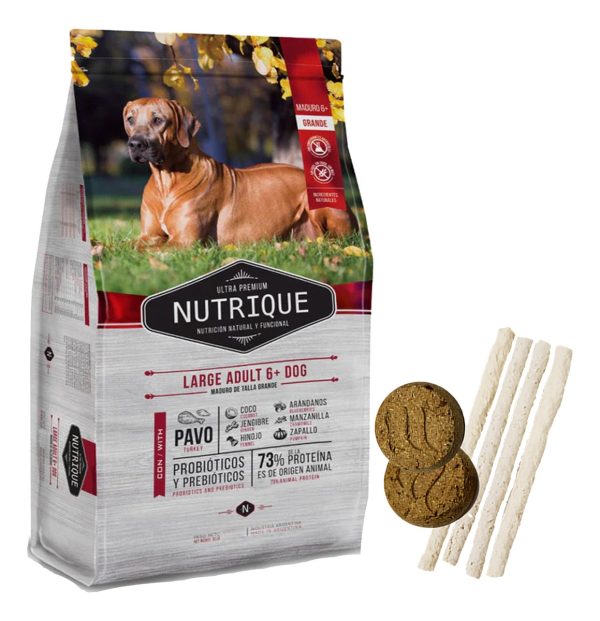 Alimento Nutrique Perro Senior +6 Raza Grande 3 Kg