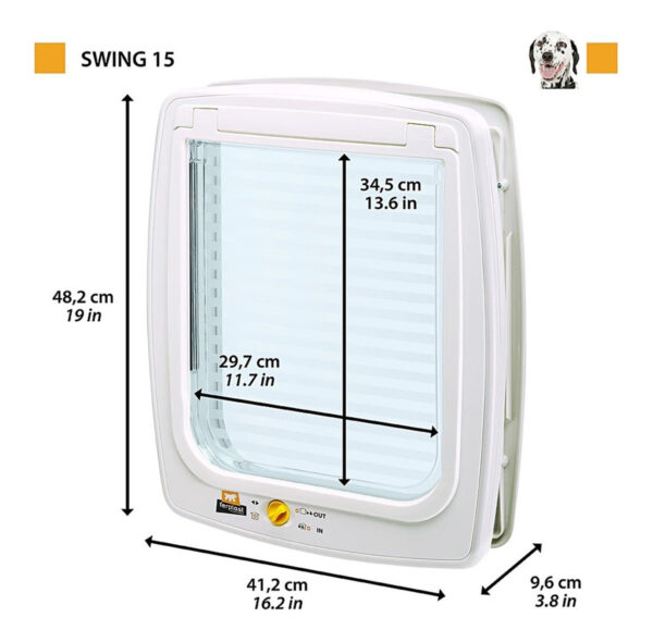 Puerta De Acceso Ferplast Swing 15 / Perro - Imagen 5