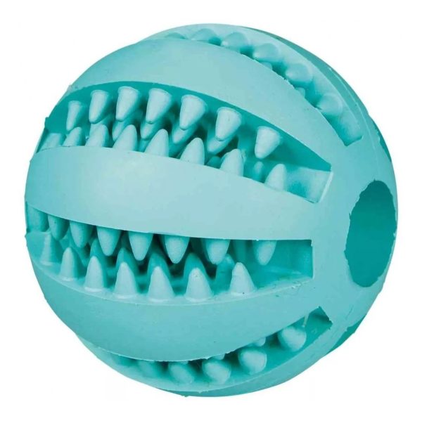 Juguete Pelota Denta Fun Mascota Perro Sabor Menta 6 Cm
