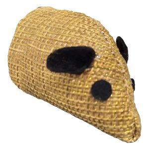 Juguete Ratón Arpillera Para Gato / Mundo Mascota