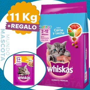 Alimento Whiskas Gatitos Gatos Cachorros 10 Kg + Regalo