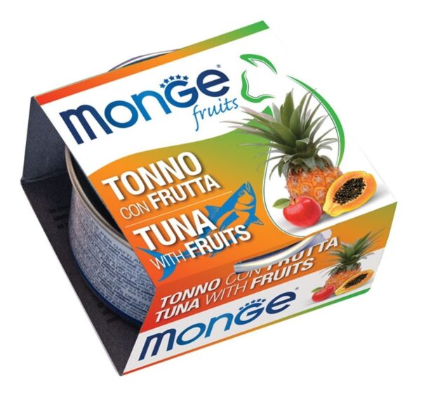 Monge Paté Gato Fruits Sabor Pollo con Frutas 80 Gr