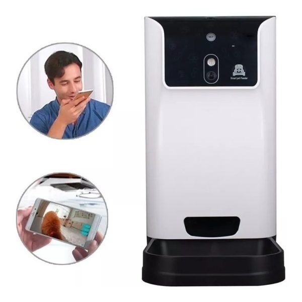 Dispensador Alimento Perro Gato Mascota Wifi / 12 Cuotas