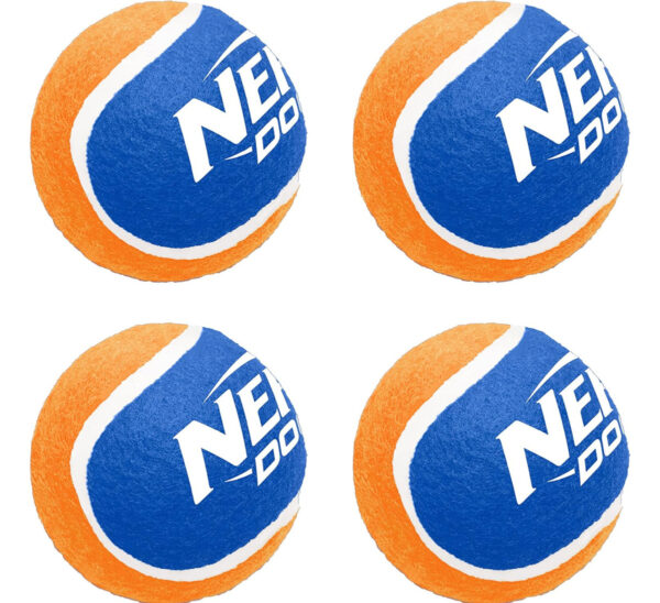 Pack 4 Pelota de Tennis 6 Cm para Perro / Nerf Dog - Imagen 3