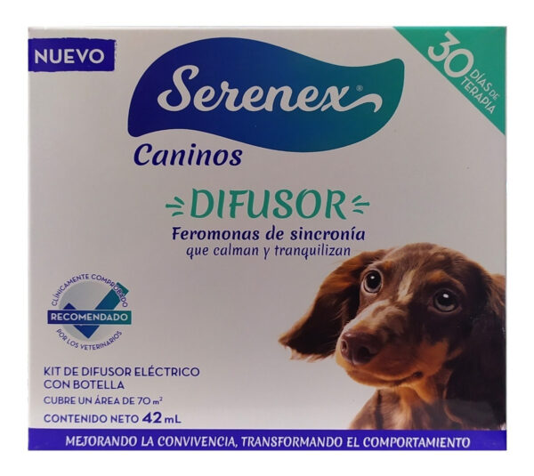 Serenex Perro Kit Difusor 42 mL / Feromonas Tranquilizantes - Imagen 2