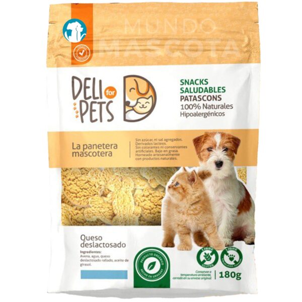 Snacks Perro o Gato Deli For Pets / Sabor Queso Deslactosado