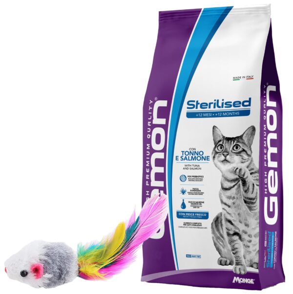 Gemon High Premium Gato Sterilised / Atún Y Salmón 2 Kg