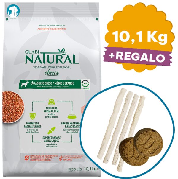 Guabi Natural Perro Light (Sobrepeso) Raza Mediana y Grande 10,1 Kg