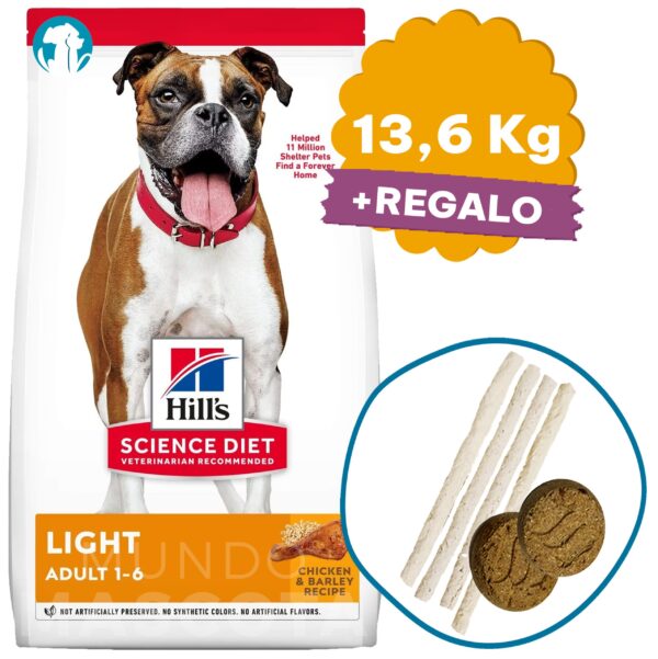 Hills Perro Adulto Light 13,6 Kg