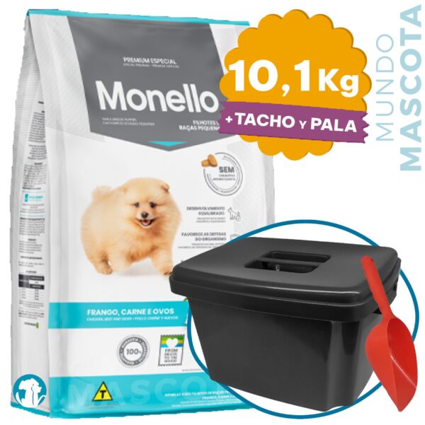 Monello Perro Cachorro Raza Pequeña / Pollo y Carne 10 Kg