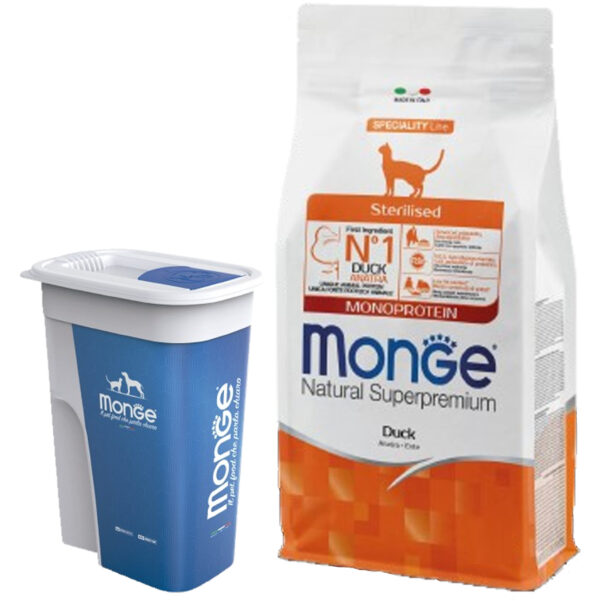 Monge Monoprotein Gato Adulto Sterilised Sabor Pato 3 Kg