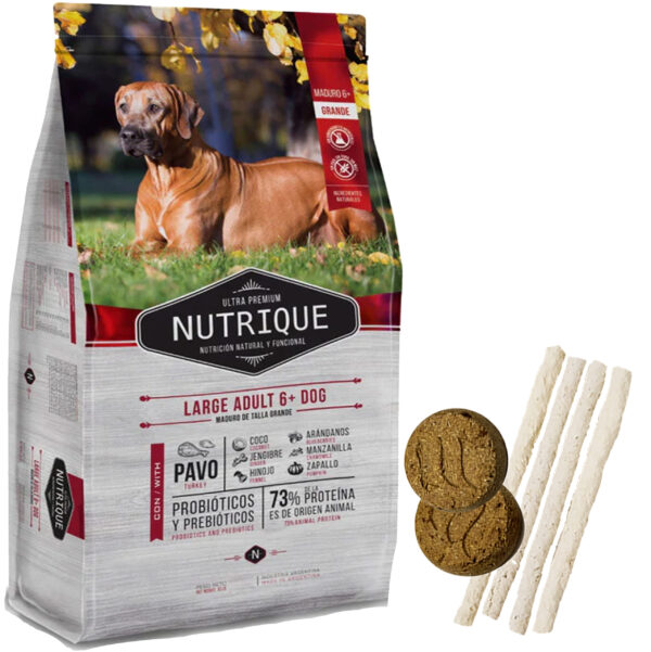 Nutrique Perro Adulto Senior +6 Raza Grande 3 Kg