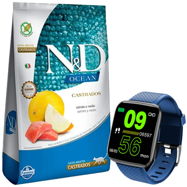 N&D Ocean Salmón Gato Adulto Castrado 7,5 Kg