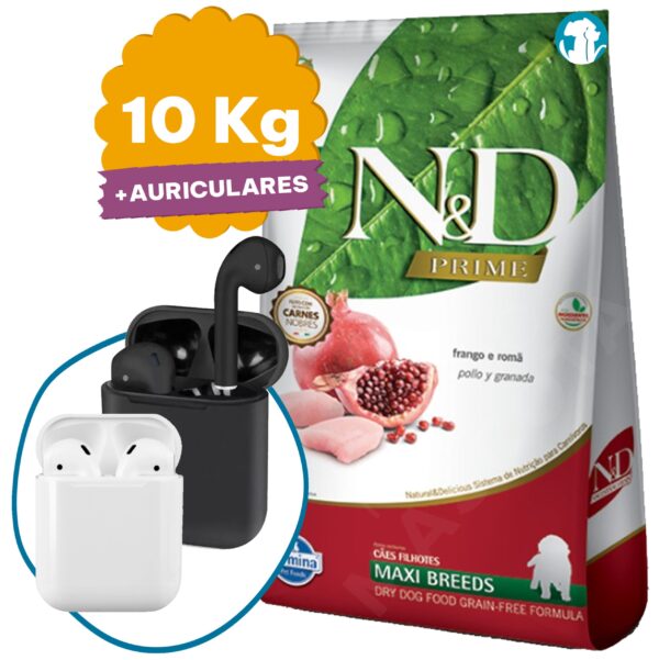 N&D Prime Cachorro Raza Grande Grain Free 10,1 Kg