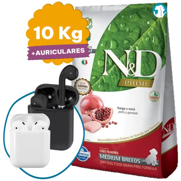 N&D Prime Grain Free Cachorro Raza Mediana 10,1 Kg