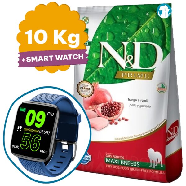 N&D Prime Grain Free Adulto Raza Grande 10,1 Kg
