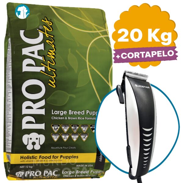 Pro Pac Cachorro LB Raza Grande 20 Kg