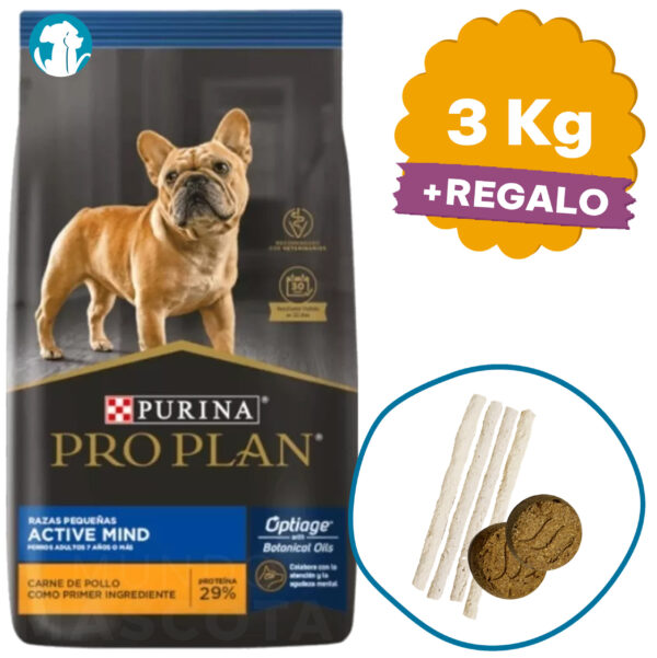 Pro Plan Senior Active Mind Raza Pequeña 3 Kg