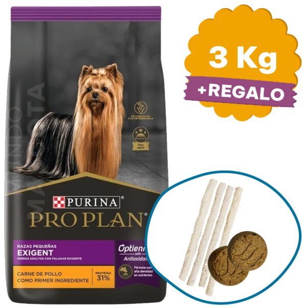 Pro Plan Exigent Dog Perro Adulto Raza Pequeña 3 Kg