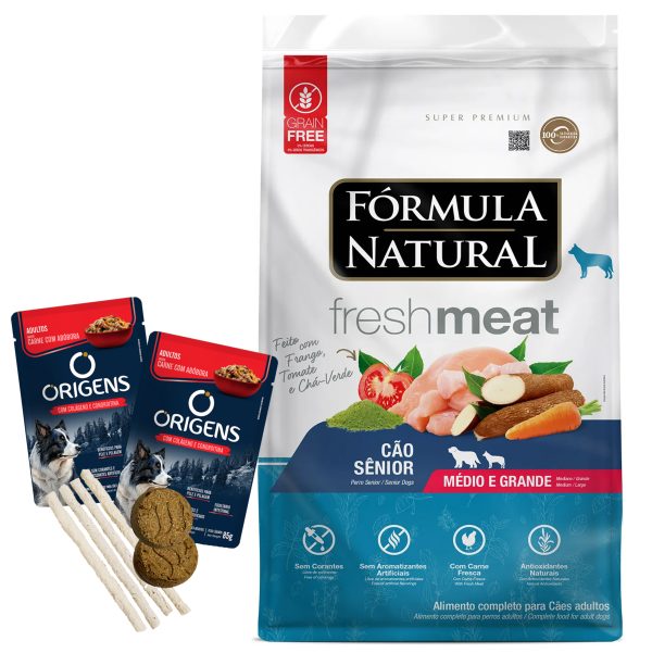 Fórmula Natural Perro Adulto Senior Raza Mediana y Grande 12 Kg