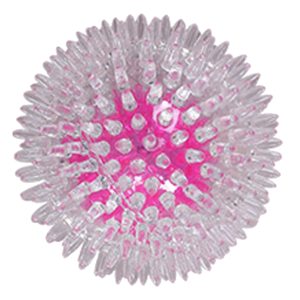 Pelota Mediana Con Pinchos Y Luces Para Perro Pawise