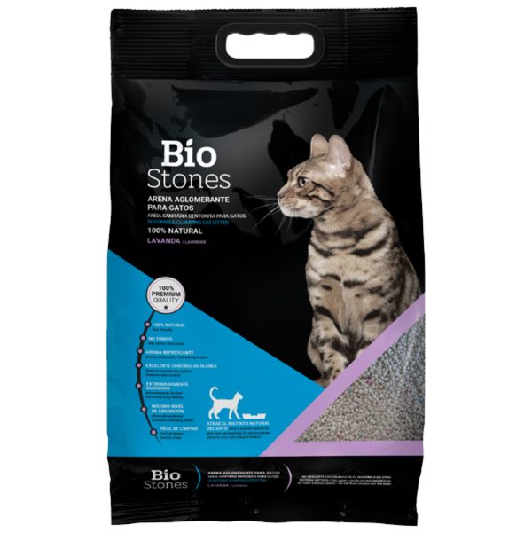 Arena Aglomerante Bio Stones Bentonita 4 Kg