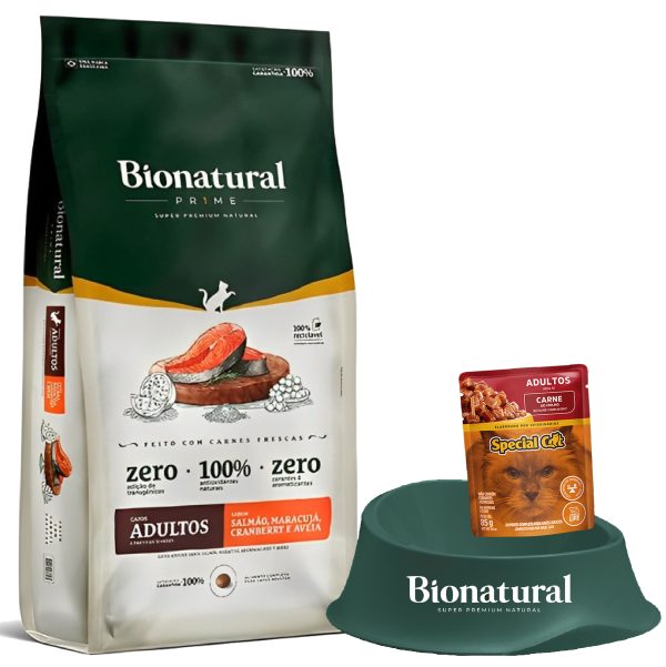 Bionatural Prime Gato Adulto Salmon 7.5 Kg