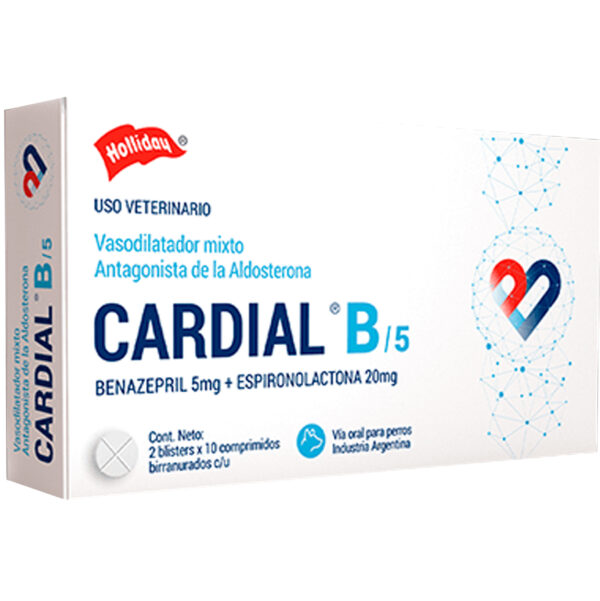 Cardial B5 / 20 Comprimidos