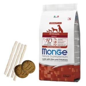 Monge Monoprotein Todas Las Razas Cordero Y Arroz 2,5 Kg