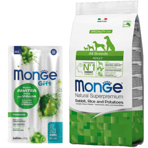 Monge Monoprotein Todas Las Razas Conejo Y Arroz 2,5 Kg