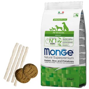Monge Monoprotein Todas Las Razas Conejo Y Arroz 2,5 Kg