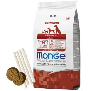 Monge Monoprotein Todas Las Razas Cordero Y Arroz 2,5 Kg