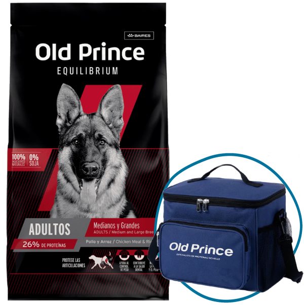Old Prince Equilibrium Adulto Mediano y Grande 20 Kg