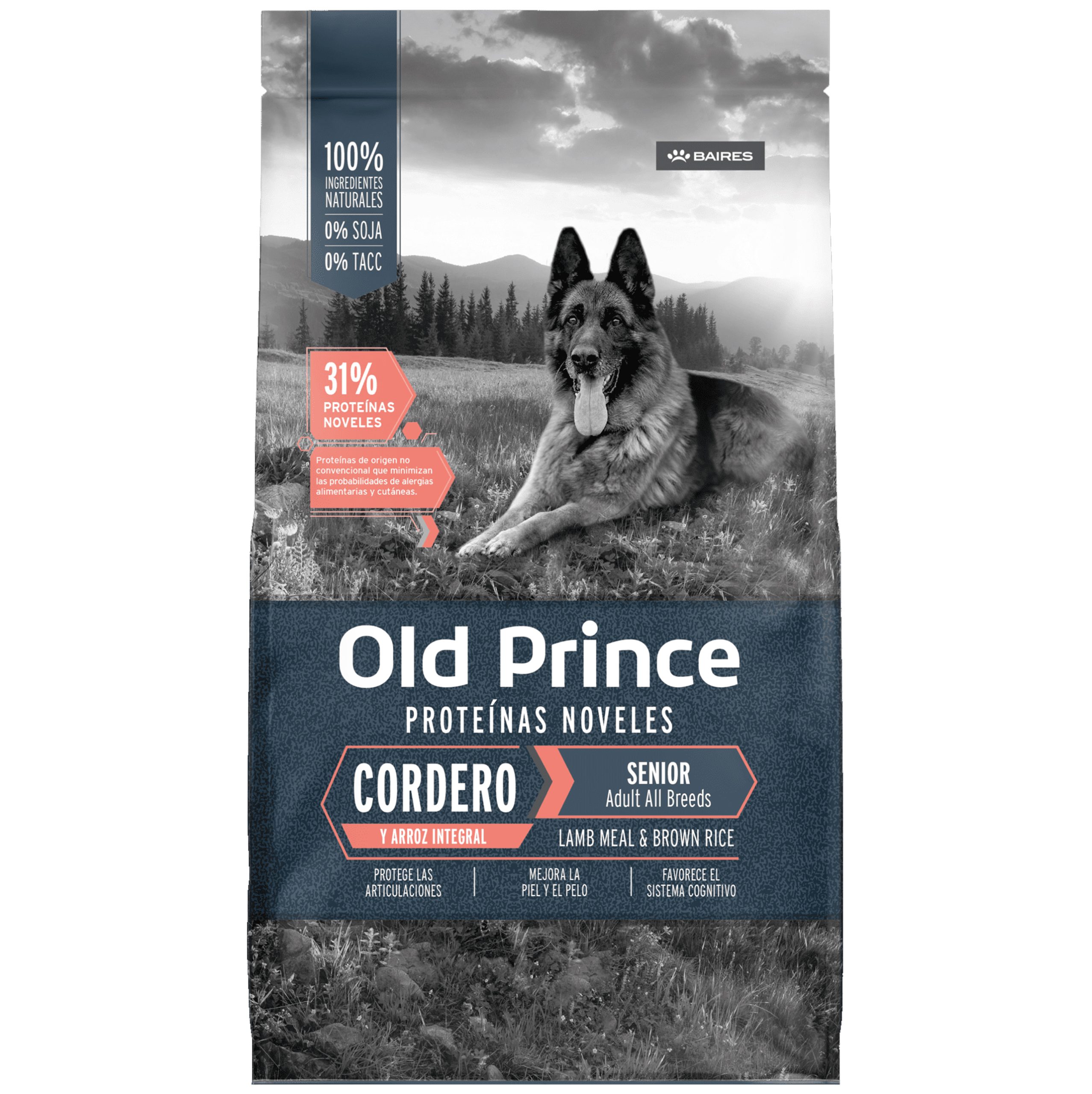 Old Prince Noveles Senior Sabor Cordero y Arroz 3 Kg