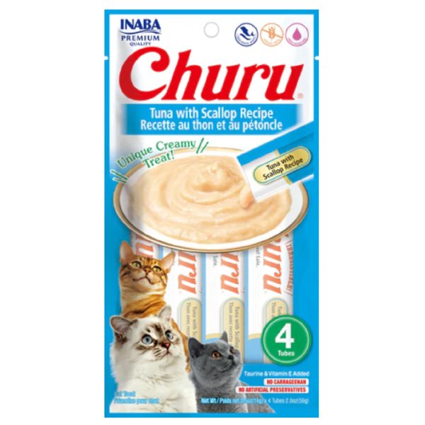 Snack Churu Sabor Atún Con Vieira 56gr