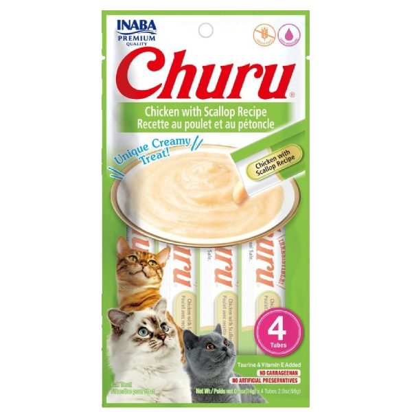 Snack Churu Sabor Pollo y Vieiras 56gr
