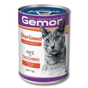 Lata Gemon Gato Adulto Castrado Pavo 400 g