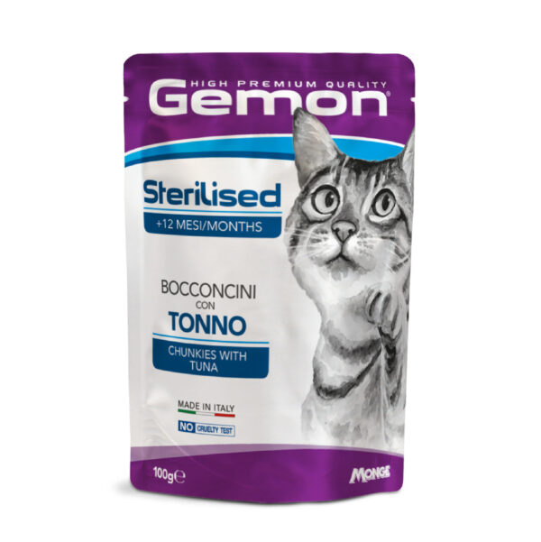 Pouch Gemon Cat Esterilizado100g