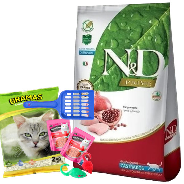 N&D Prime Gato Adulto Castrado 7,5 Kg