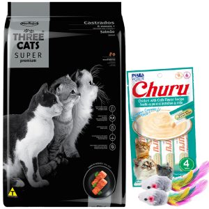Three Cats Super Premium Gato Adulto Castrado 15 Kg