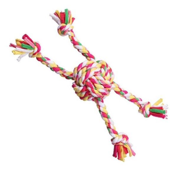 Juguete Pelota 4 Cuerdas Multicolor Pawise