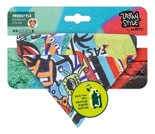 Collar Bandana Para Mascota Urban Style Talle S