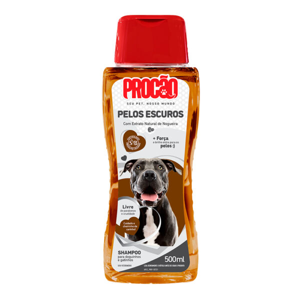 Shampoo Procao Perro Y Gato Pelos Oscuros 500ml