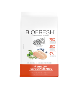 Biofresh Gato Adulto Castrado Pollo 1,5 kg