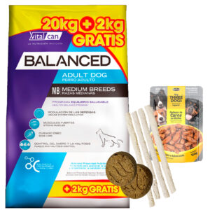 Balanced Para Perro Adulto Raza Mediana 22 Kg