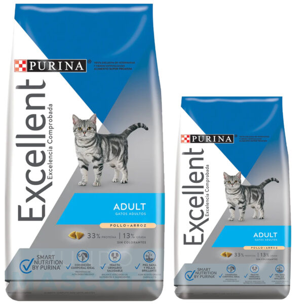 Excellent Cat Gato Adulto 8,5 Kg (7,5 + 1)