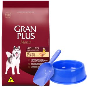 Gran Plus Menú Perro Adulto Mediano y Grande Pollo y Arroz 20 kg