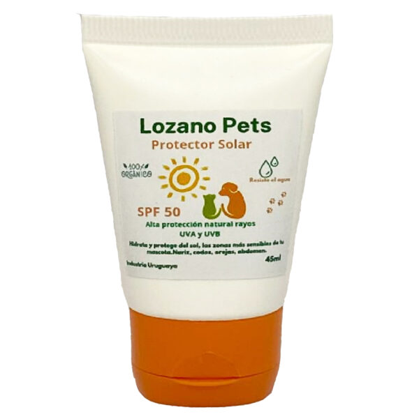 Protector Solar Para Mascotas Lozano Pets 45 Ml