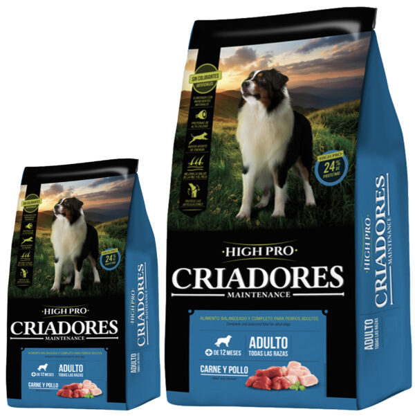Maintenance Criadores Perro Adulto High Pro 24 Kg (22 + 2)