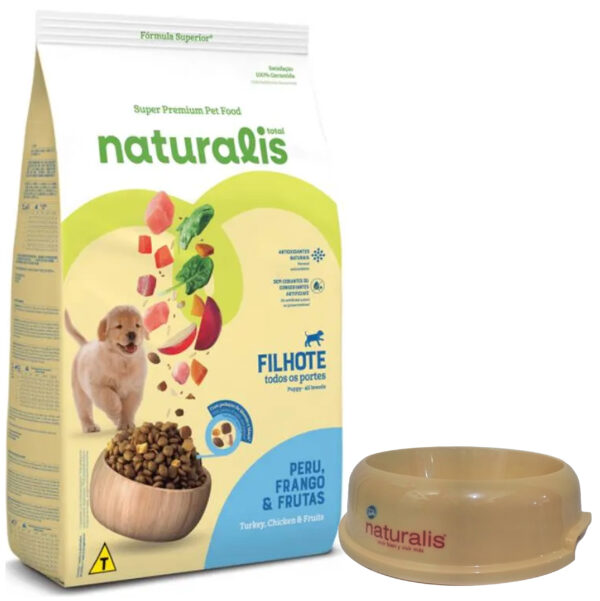 Naturalis Perro Cachorro Todas las Razas 10 Kg / Sabor Pollo, Pavo y Frutas